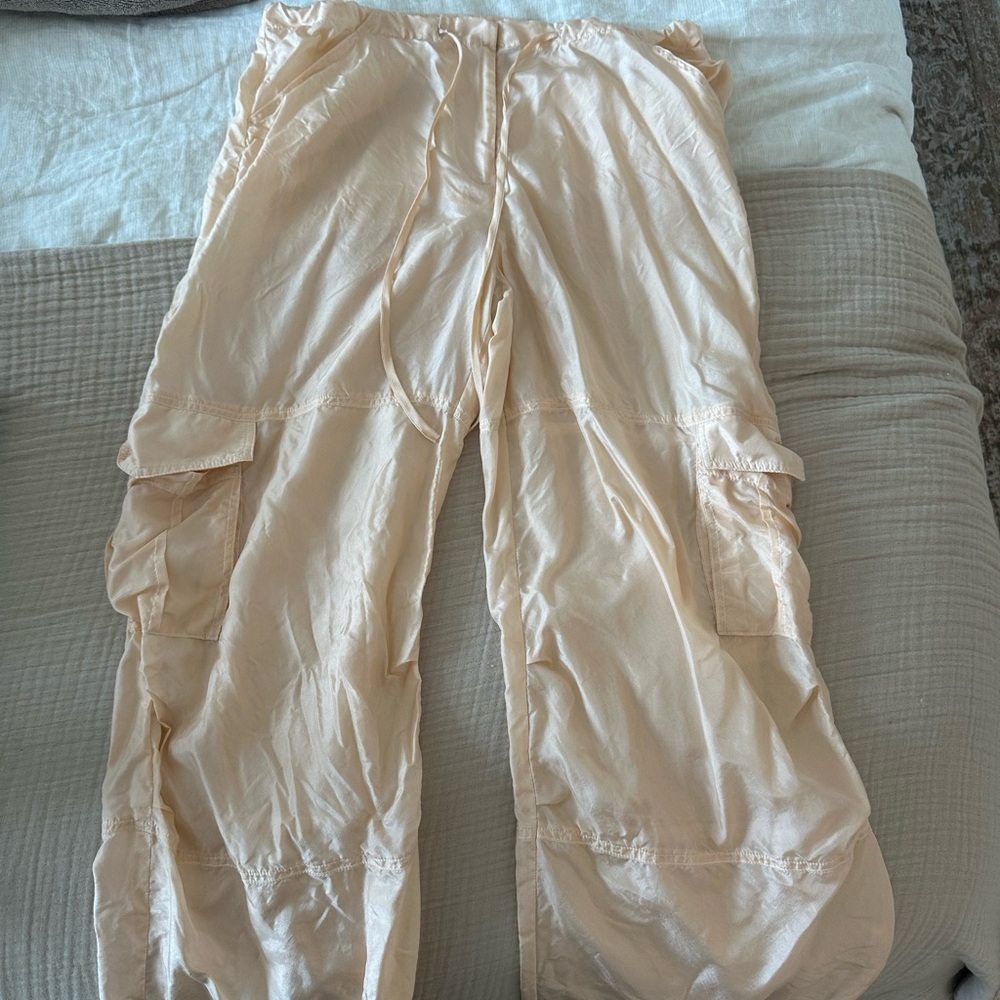 Light pink Cargo Pants. Dana foley. Sold out